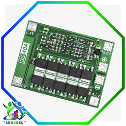 MODULO DE CARGA BMS 3S 40A 18650 11,1V 12,6V