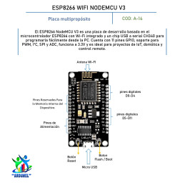 ESP8266 WIFI NODEMCU V3  ESP12E  (LUA)