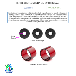 SET DE LENTES SCULPFUN S9 ORIGINAL