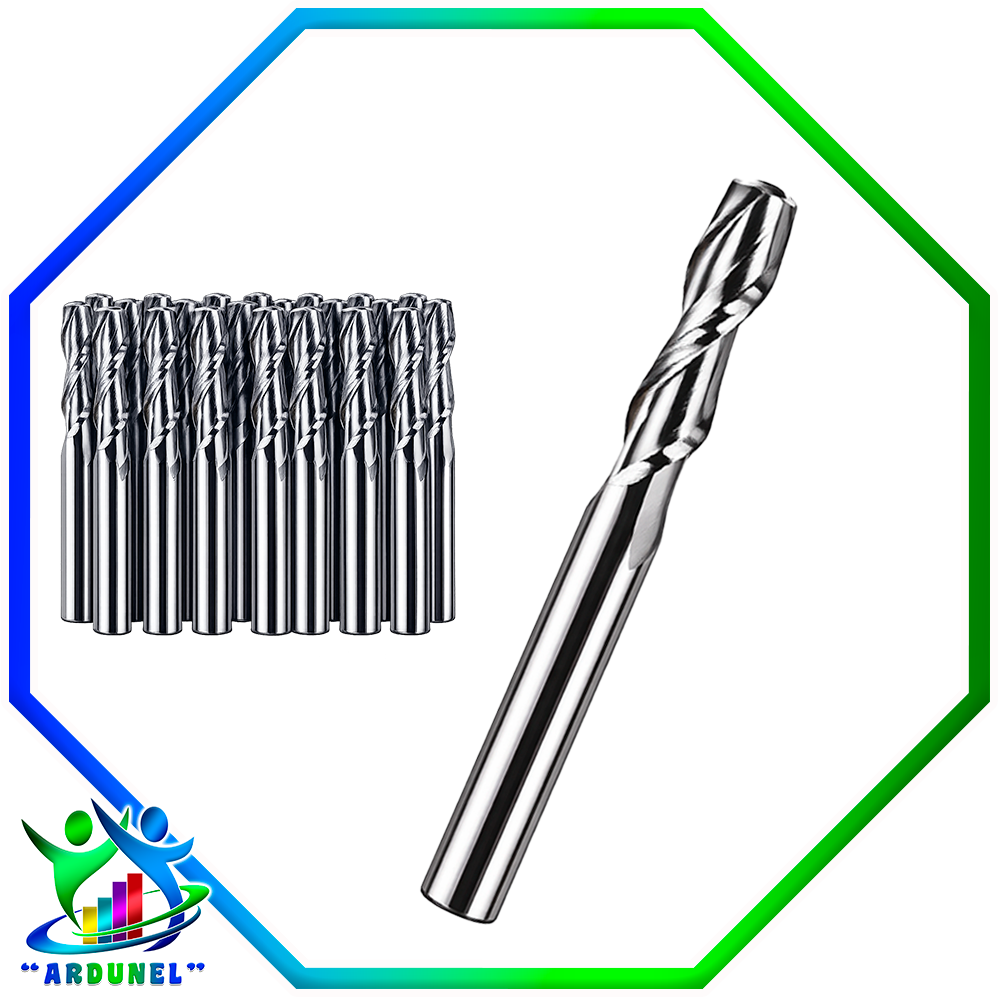 BROCA CNC 3,175 MM 2F PUNTA ESPIRAL