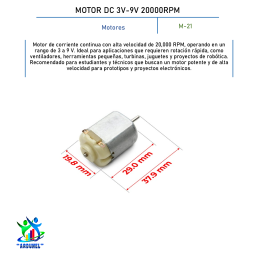 MOTOR DC 3V-9V 20000RPM