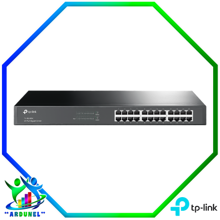SWITCH DE 24 PUERTOS GIGABIT RACKEABLE